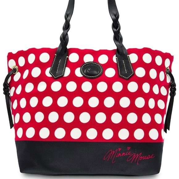 Dooney & Burke MinnieMouse Rocks the Dots Tote NWT - Picture 3 of 8